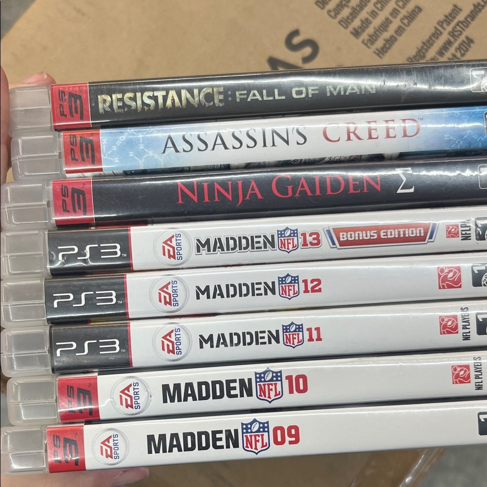 Madden NFL PS3 Game Collection - Black and Red